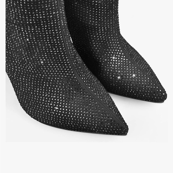 Knee High Glitter Boots SZ 10 - Picture 3 of 6